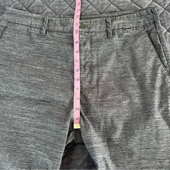 Hurley Nike Shorts Men Size 32 Golf Gray Dri Fit 10.5" Inseam Lightweight DD - Picture 9 of 11